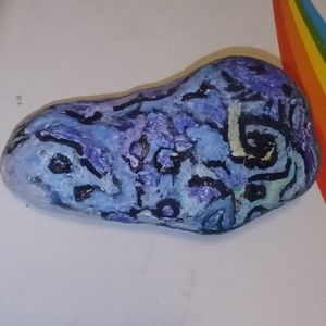 Hand painted Idaho rock